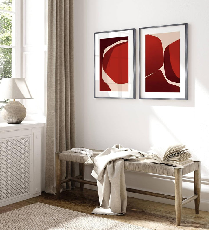 DEHA Design Bilderrahmen Tribeca, 60x90 cm, Aluminium Grau Matt, bruchsicheres Acrylglas, für Poster