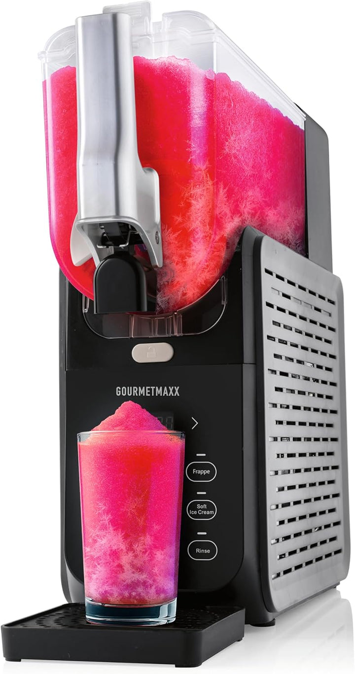 GOURMETmaxx FreezeUp Slush Eis Maschine | Slush Ice Maker mit 5 Modi | Slushmaschine für Slushies, M