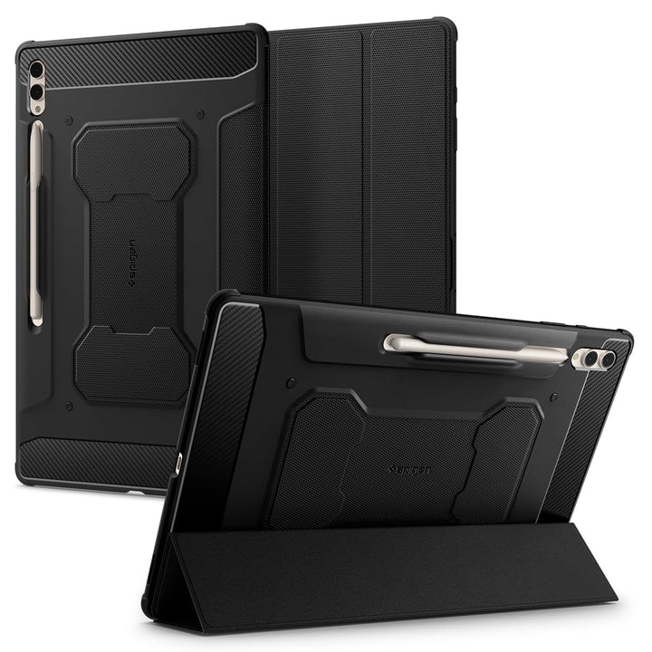 Spigen Rugged Armor Pro Hülle Entwickelt für Samsung Galaxy Tab S10 Ultra (2024) / S9 Ultra (2023) /