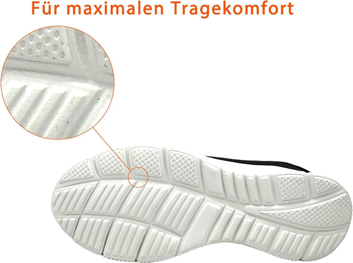 Ablovo® Damen Herren Pantoletten Sandalette Slipper Sabots Sneaker Freizeit 36 EU Dunkelgrau, 36 EU