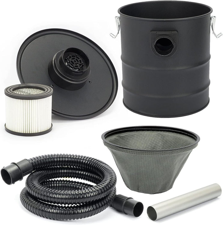 Aschesauger 15L Kaminsauger Blasfunktion 1200W DUAL Filter System