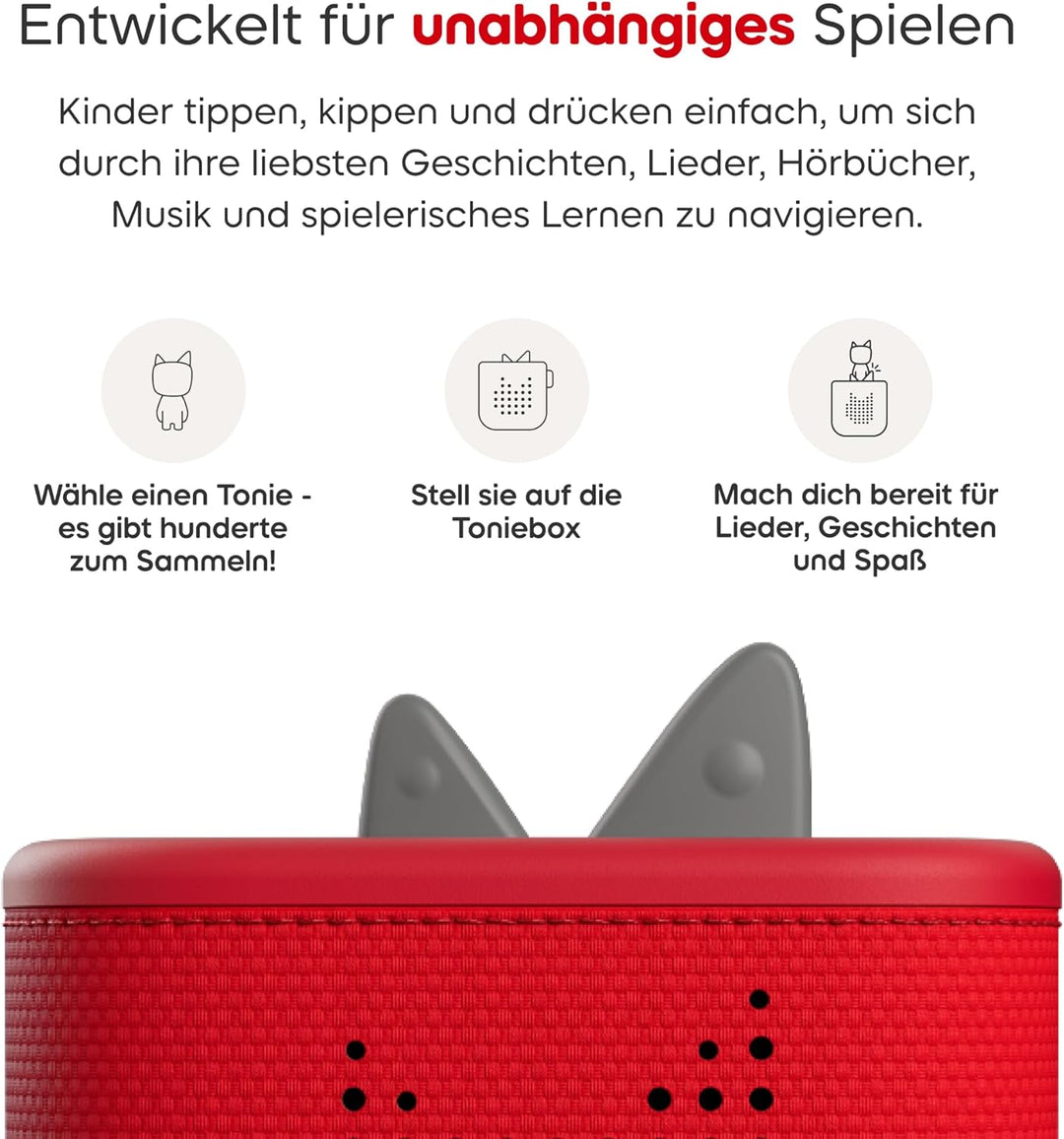 tonies Hörfigur für Toniebox, My First Reise Set, Fahrzeuge entdecken für Kinder ab 1 Jahr, Spielzei