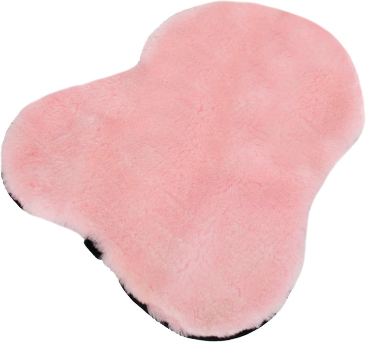 Engel Reitsport Lammfell Sattelsitzbezug englisch Farbe med. (Sabez 1) pink L (52 cm Länge) (ab 18,0