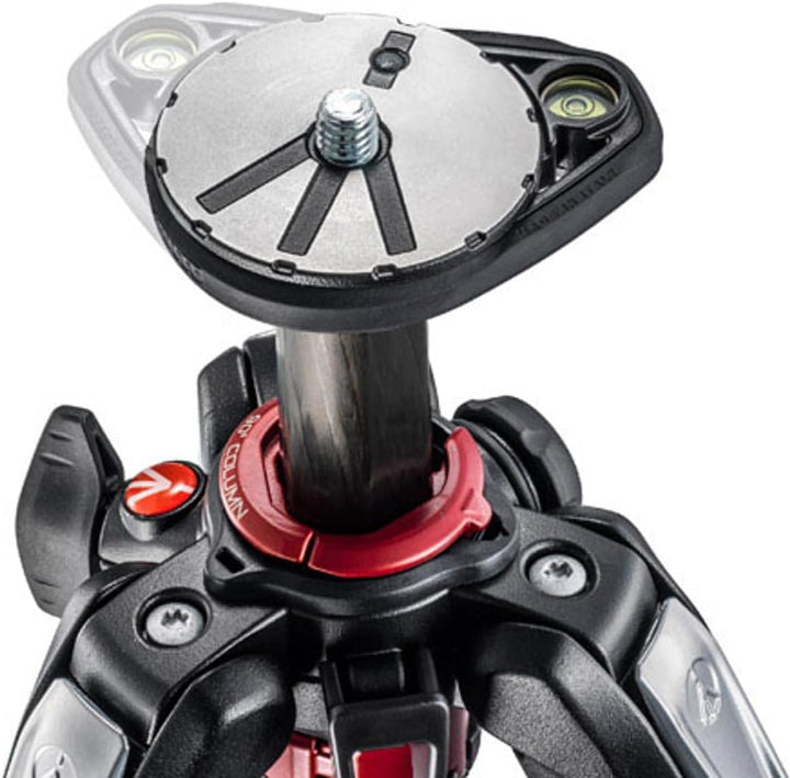 Manfrotto MT190CXPRO4 Stativ aus Kohlefaser, 4 Abschnitte, Schwarz Carbon Fibre 4 Segm Stativ, Carbo