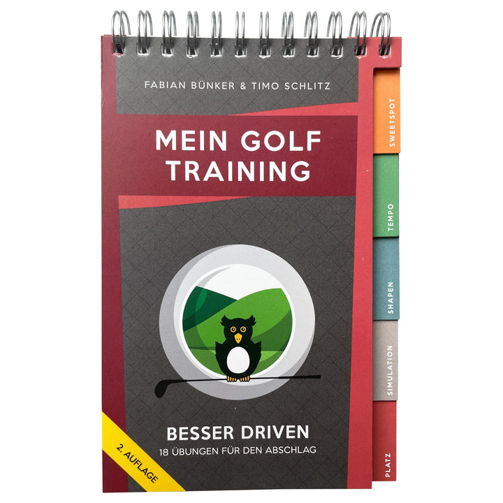 Mein Golf Training: Besser Driven - 18 Übungen für den Abschlag | Booklet für das Golf-Bag | Situati