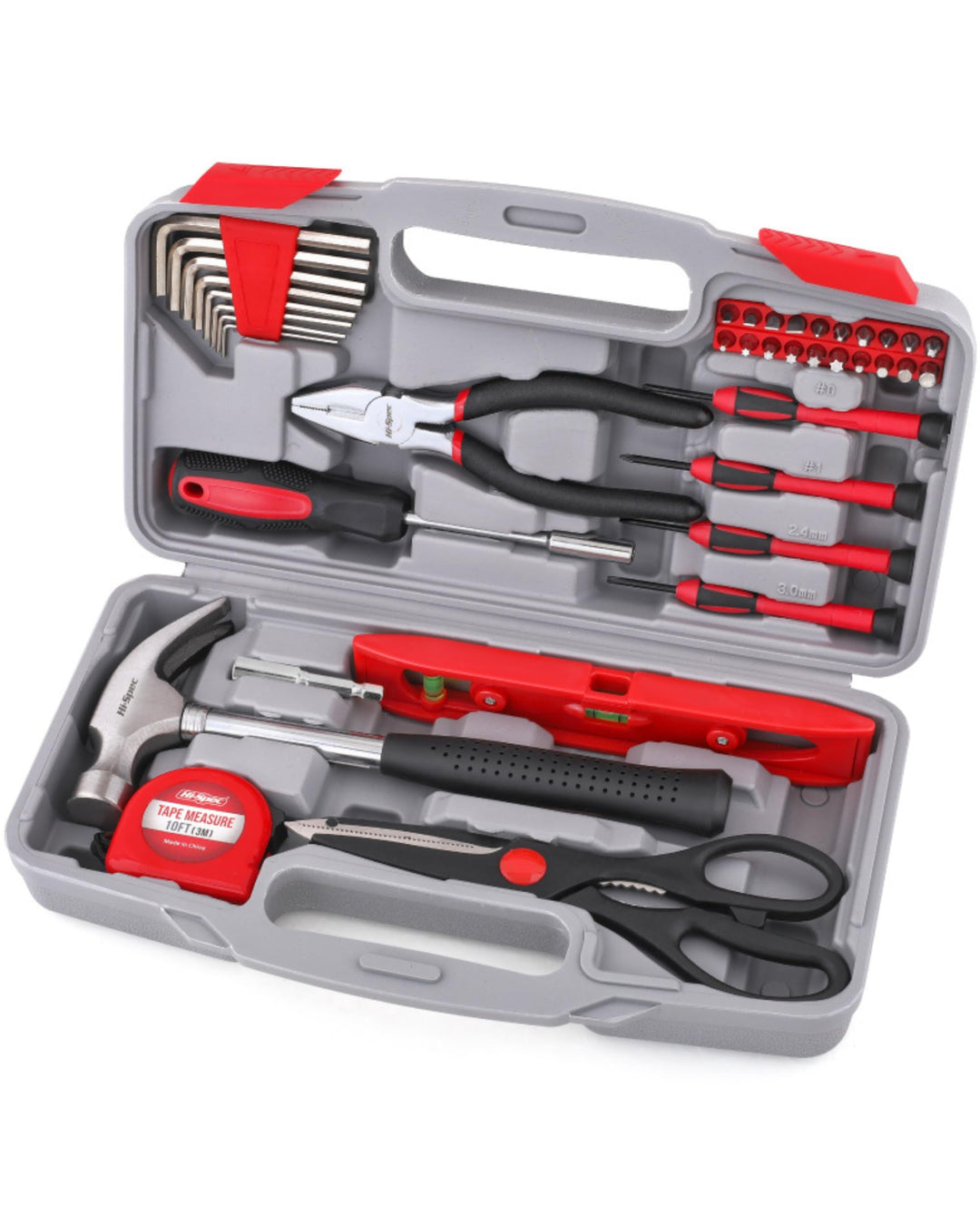 Hi-Spec 39-tlg. Mini Werkzeug Set - Ein kleiner Werkzeugkoffer gefüllt mit Werkzeugen für DIY-Projek