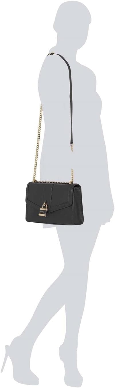 DKNY Damen Ella Tragetasche Handtasche Schwarz ONE SIZE