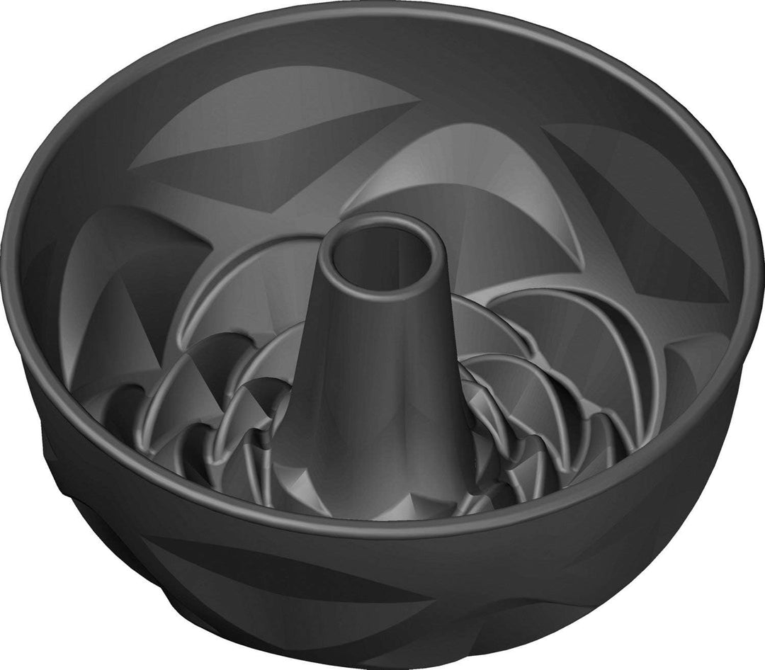 Original Kaiser Inspiration Design-Gugelhupfform 25 cm, Gugelhupf Backform mit blumenartiger Oberflä