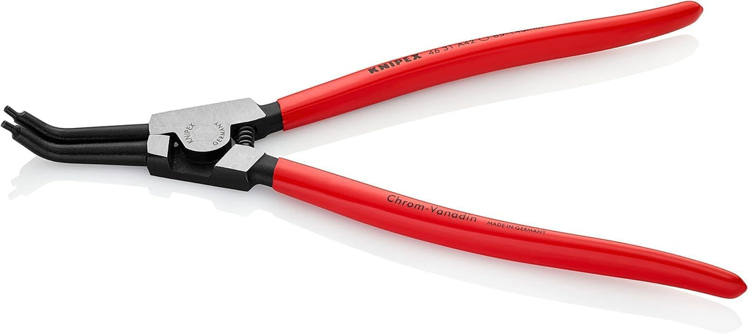 Knipex Sicherungsringzange für Aussenringe auf Wellen 45° gewinkelt schwarz atramentiert, mit Kunsts