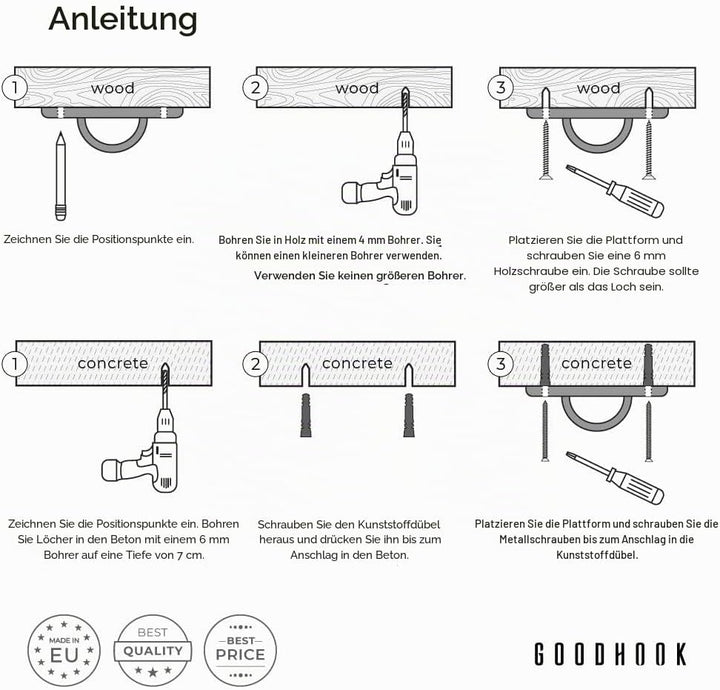 MAMOI® Babyschaukel, Schaukel Indoor und Outdoor, Holzschaukel für Baby und Kinder, Kinderschaukel,