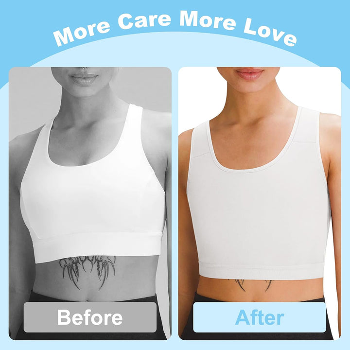 Brust binder für Transgender FTM Breast Binder BH (W, 4XL)