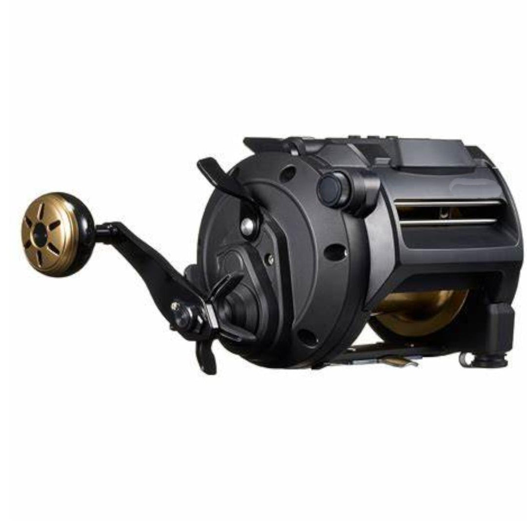 DAIWA Tanacom, Electrische Multi-Angelrolle, Sternbremse, Linkskurbel 800, 800