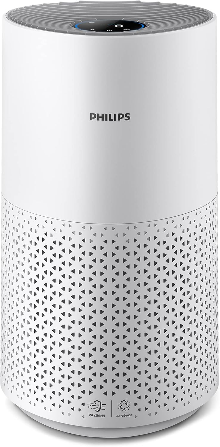 Philips Luftreiniger Smart 1000i Serie - Reinigt Räume bis zu 78 m² - Entfernt 99 & Philips Luftrein