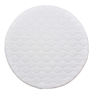 Baby Delux Laufgittermatratze Laufgittereinlage rund Matratze für Laufgitter 120 cm weiss, Weiss