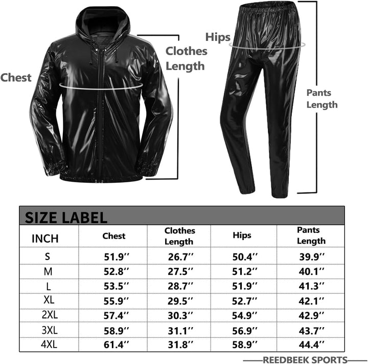 Anti-Rip Saunaanzug, Gewichtsverlust, Schwitzanzug, MMA-Training, Fitnessstudio, Jacke, Hose, Workou