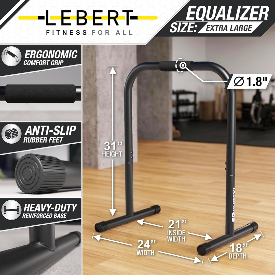 Lebert Fitness Equalizer mit Resistance Band Black -