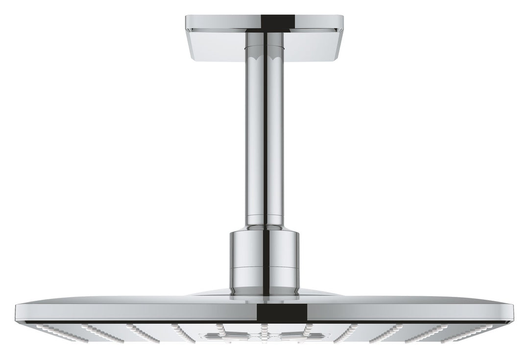 GROHE Rainshower SmartActive 310 Cube - Kopfbrause Deckenauslass (142 mm, 2 Strahlarten, langlebige