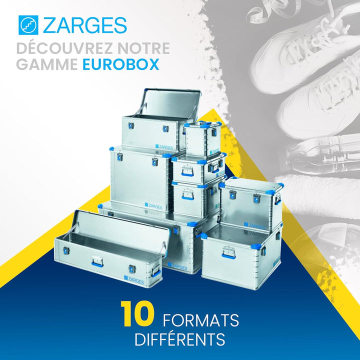 Relags Box Zarges Eurobox - 239 Liter, Silber, 240 L, 407060 240 Liter, 240 Liter