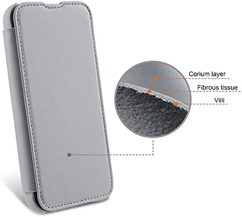 STILGUT Book Case kompatibel mit iPhone 13 Pro (6.1“) Hülle aus Leder zum Klappen, Klapphülle, Handy