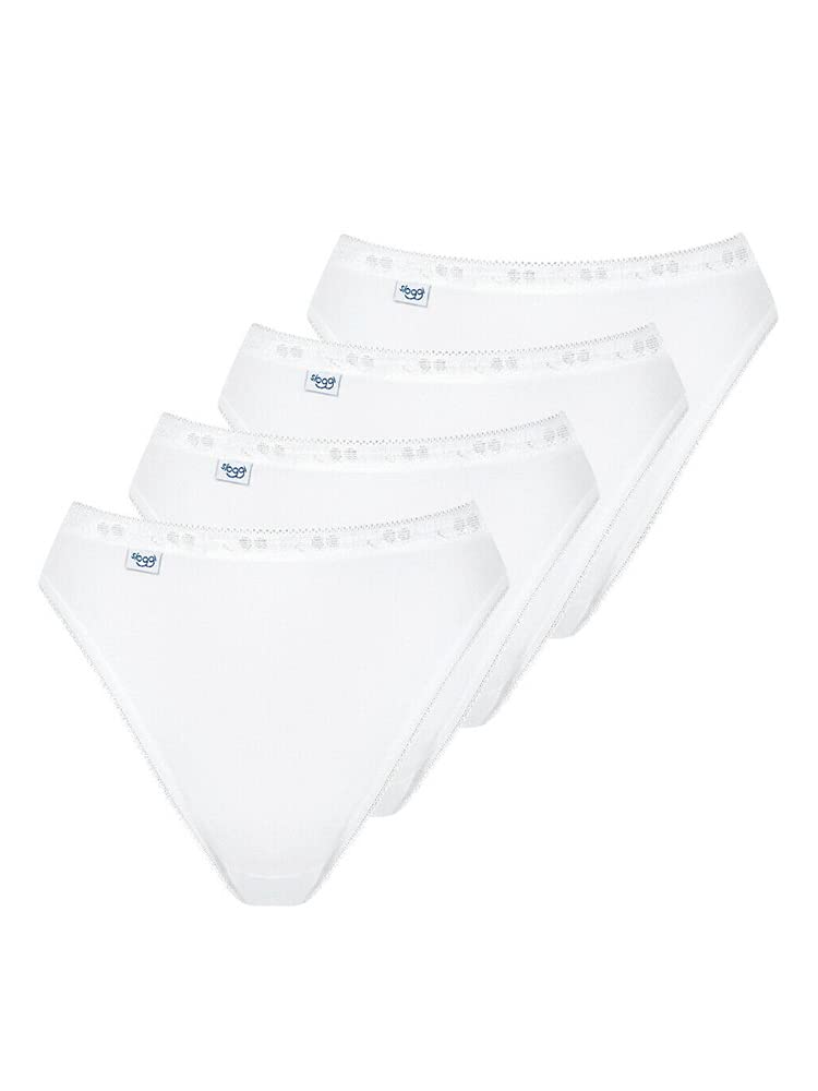 Sloggi Damen Slip (4er Pack) 36 Weiss, 36 Weiss