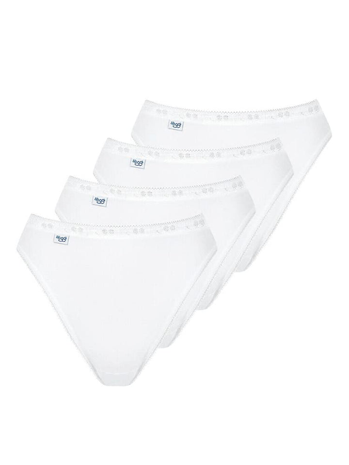 Sloggi Damen Slip (4er Pack) 36 Weiss, 36 Weiss