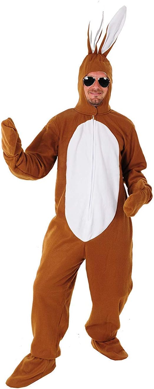 Sven Wilke/Fa. Feuerwerk-Planet Hase braun offen Kostüm Einheitsgrösse M-L-XL-XXL-XXXL Ostern Karnev