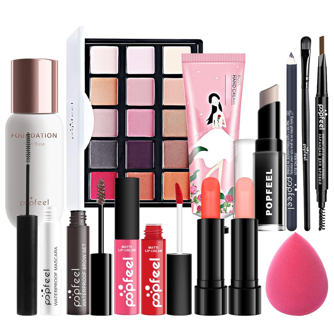 FantasyDay Multifunktions Exquisite Make-up Geschenkset Kosmetik Schmink Kit für Gesicht, Augen und