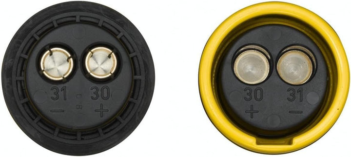 HELLA - Steckdose - 2-polig - Stecker: Crimpkontakt - gelb - 8JB 010 806-001 Steckdose/ 300A Single,