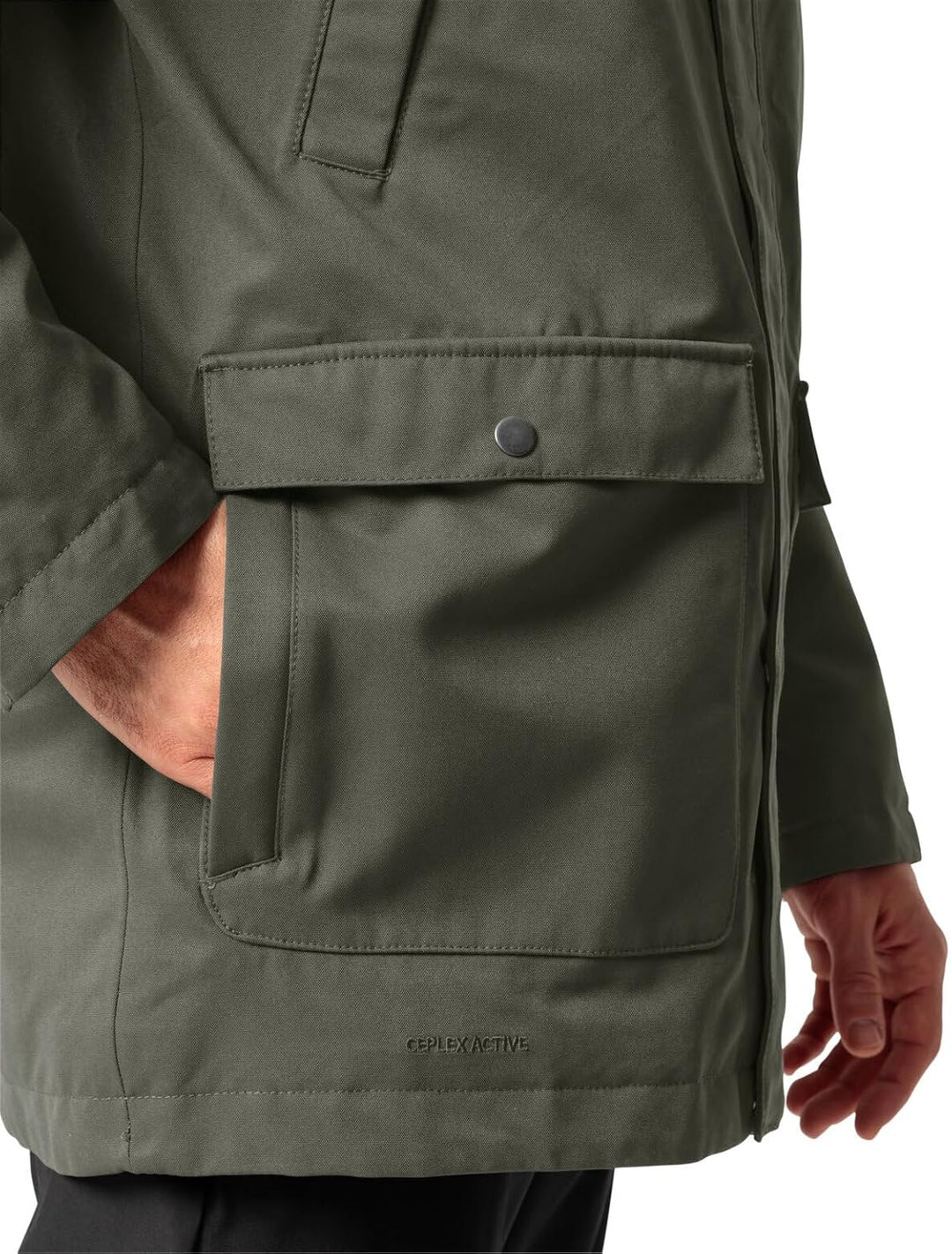 VAUDE Herren Men's Manukau Parka 3XL khaki uni, 3XL khaki uni