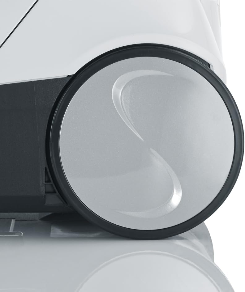 Severin BC 7035, Beutel-Staubsauger, ‎750 Watt, 2 L, ‎25.5 x 35.5 x 20 cm, Schneeweiss-platingrau 2L