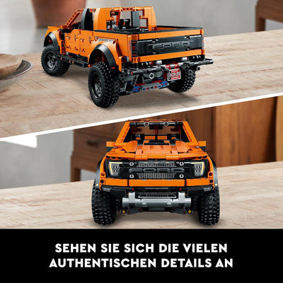 LEGO 42126 Technic Ford F-150 Raptor Pick-Up-Truck, Modellauto für Erwachsene, Exklusives Sammlermod