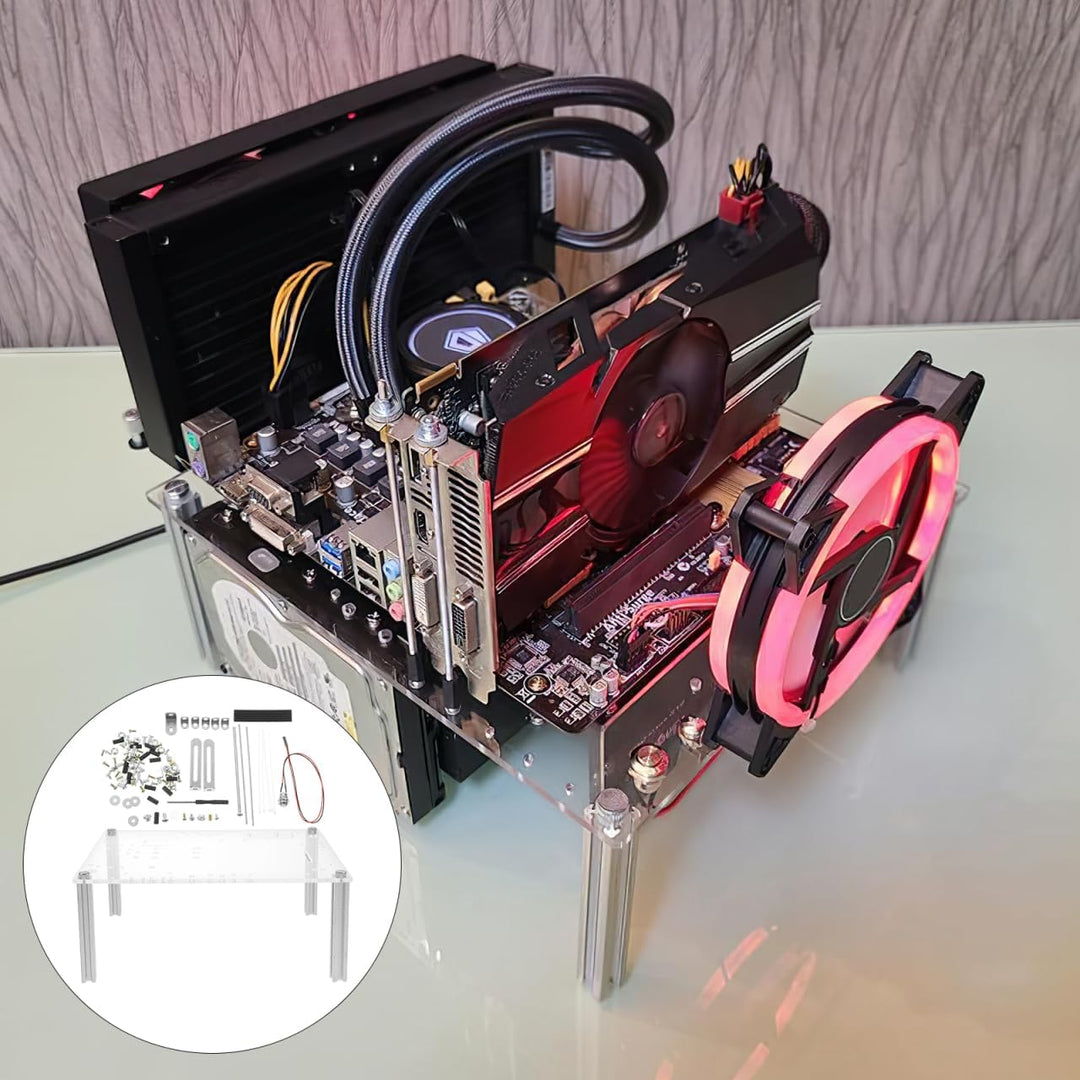 Gadpiparty 1 Set Computer Open Frame/Open Air Frame Chassis Bracket Computer Case