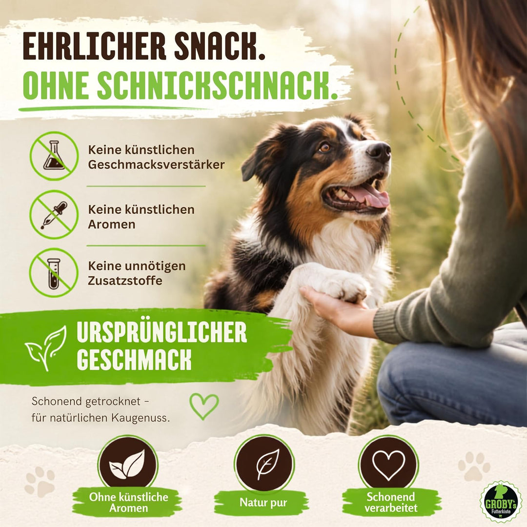 Grobys Hähnchenfilet - getrocknete Hähnchenbrust, Verpackungseinheit:1 Kilogramm, 1 Kilogramm