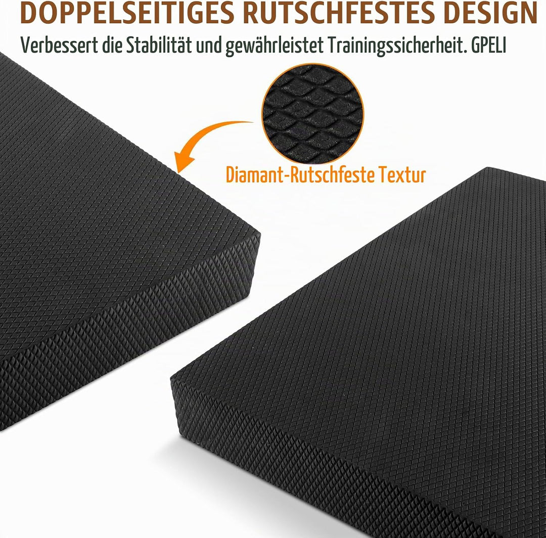 DAJAVE 2 Stück Balance Pad für Erwachsene und Pferde - Gleichgewichtskissen/Wackelkissen, Balance Pa