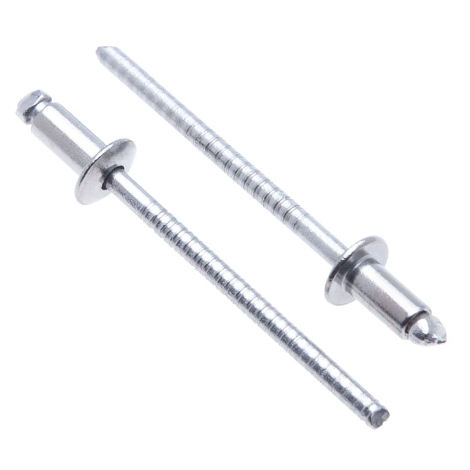 3.2mm x 8mm Blindniete von Keple, Blinde Pop-Nieten, 500 Stück – Edelstahlnieten für Metall,Blindnie