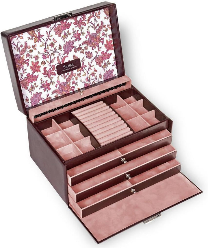 Schmuckkasten Jasmin florage/bordeaux