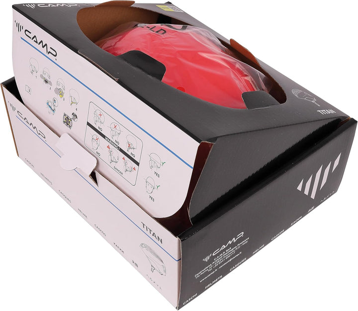 CAMP Titan Helm 54-62 CM rot, 54-62 CM rot
