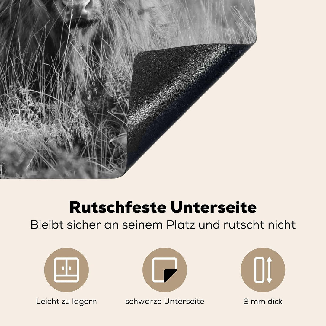 KitchenYeah© Herdabdeckplatte Einteilig Ceranfeld Abdeckplatte Küche Deko Ceranfeldabdeckung Herdabd