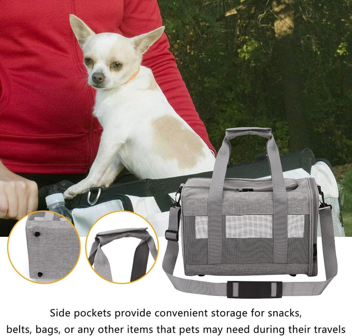 Hundetragetasche Bis 7 Kg - Katzen Tragetasche - Hunde Tasche Gassi, Faltbare Atmungsaktive Hundetra