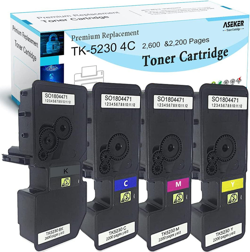 Aseker Kompatibler Tonerkartusche TK5230 TK-5230 für Kyocera Ecosys M5521cdn M5521cdw P5021 P5021cdn