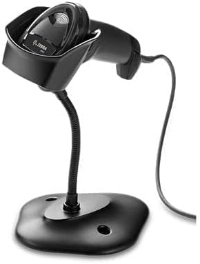 Zebra DS2208 Barcodescanner 2D Imager, USB-Kit, Standfuss, schwarz