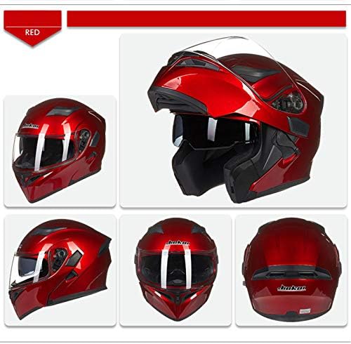 JIEKAI Helm für Motorräder Full-Face Motorcycle Helmet Tragbarer Integralhelme Flip-up Motorradhelm