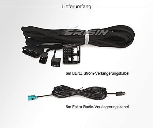 erisin BZ6M Strom Verlängerungskabel 6m für Mercedes Benz E/G/CL/CLS/S Klasse w211 w463 w219 w215 w2