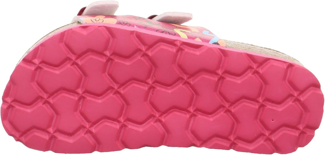 Superfit Jungen Fussbettpantoffel Hausschuh 38 EU Pink Mehrfarbig 5520, 38 EU Pink Mehrfarbig 5520