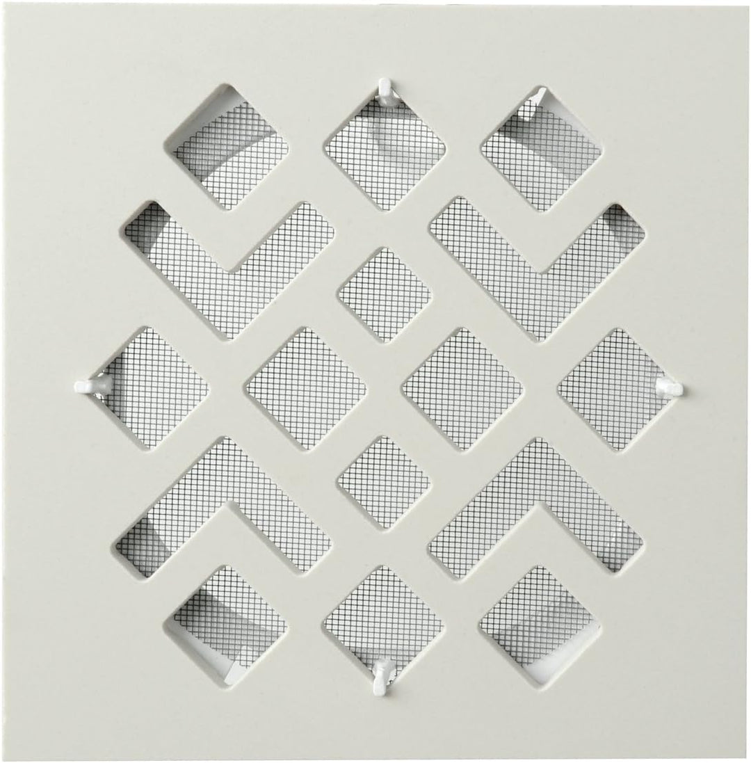 Die Belüftung cergmsbix Lüftungsgitter aus Keramik Steinzeug, Weiss, 200 x 200 mm Bianco 200x200 mm