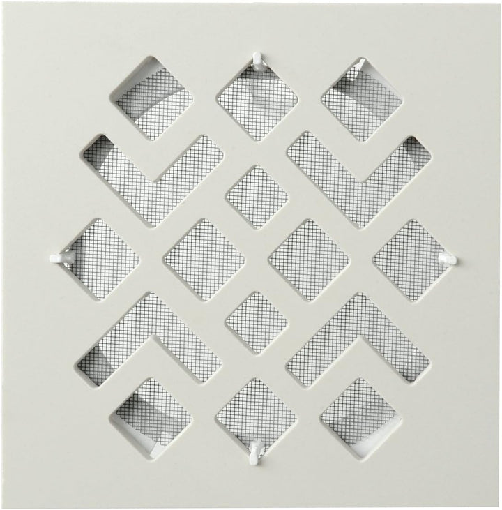 Die Belüftung cergmsbix Lüftungsgitter aus Keramik Steinzeug, Weiss, 200 x 200 mm Bianco 200x200 mm