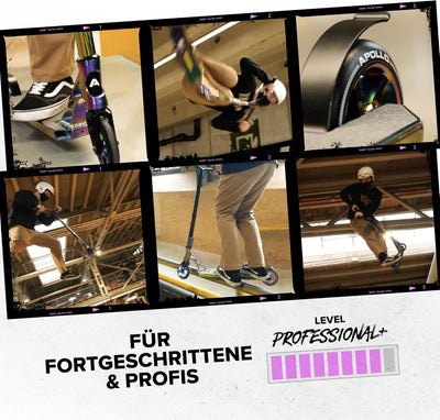 Apollo Stunt Scooter - Genesis Pro X Competition | High End Stuntscooter, ABEC 9 Kugellagern | Trick