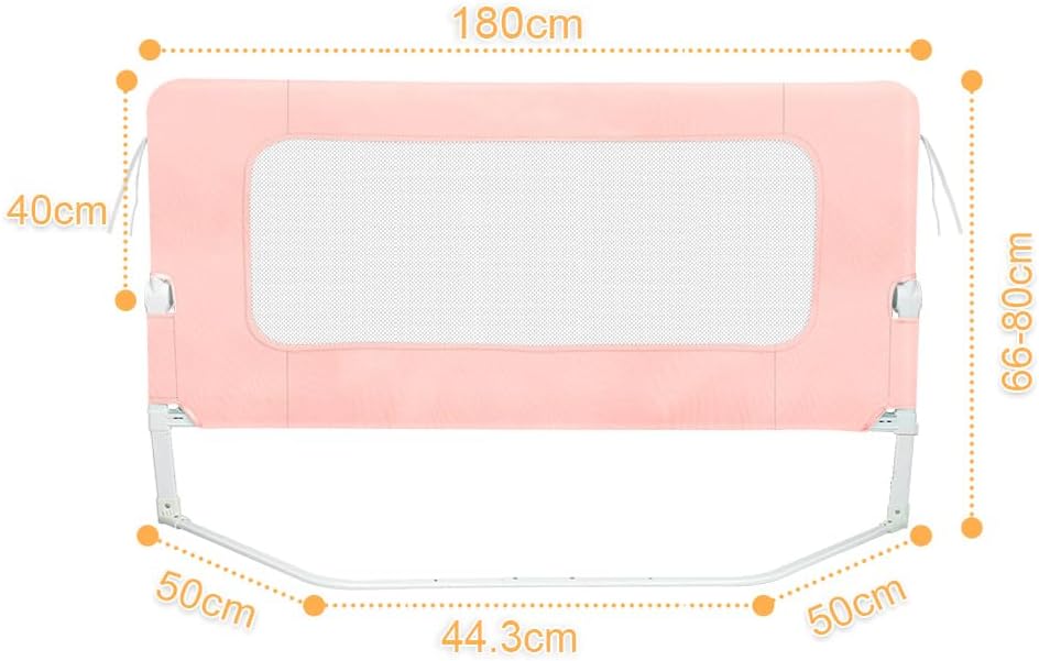 Kleinkind Bettschutzgitter Bettgitter Kinderbettgitter Babybettgitter höhenverstellbares Bettgitter