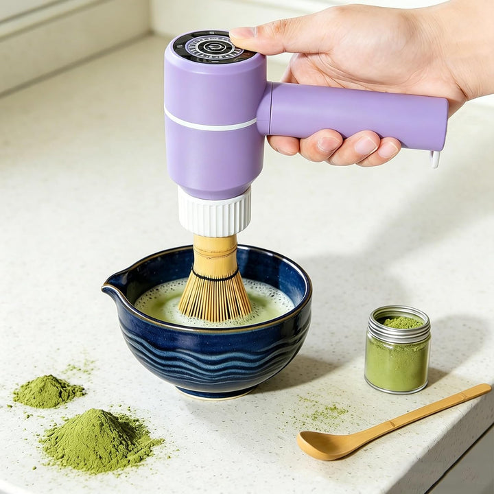 Matcha Schneebesen Elektrisch, Handlicher Matcha Quirl, Wiederaufladbarer Mixer Küchenhelfer, Elektr