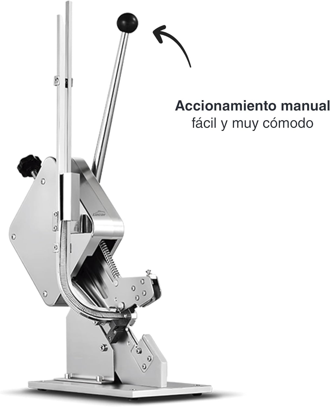 Lacor - 61200 - Clipmaschine für Lebensmittel, Wurstschneider, Heftgerät für Wurst, Edelstahl, Kapaz